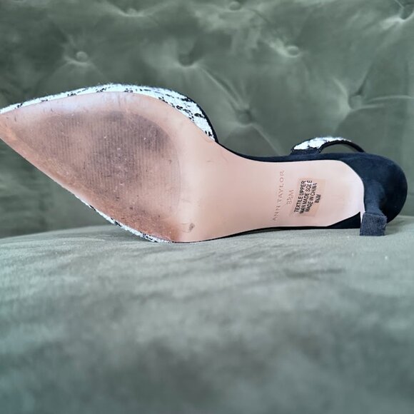 Ann Taylor Tweed and Suede Slingback Pumps - Picture 10 of 10